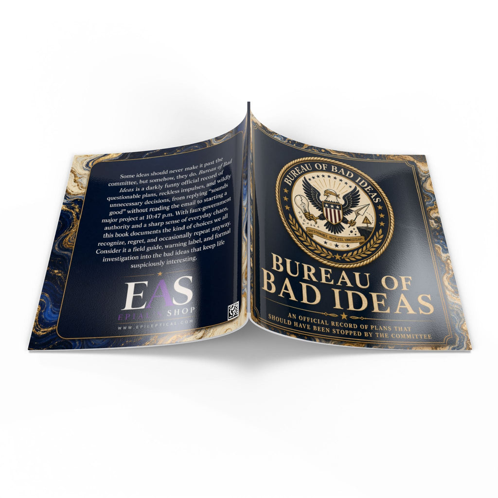 Bureau of Bad Ideas: Funny Faux-Government Softcover Book - Books, Softcover - EpiAl's Shop