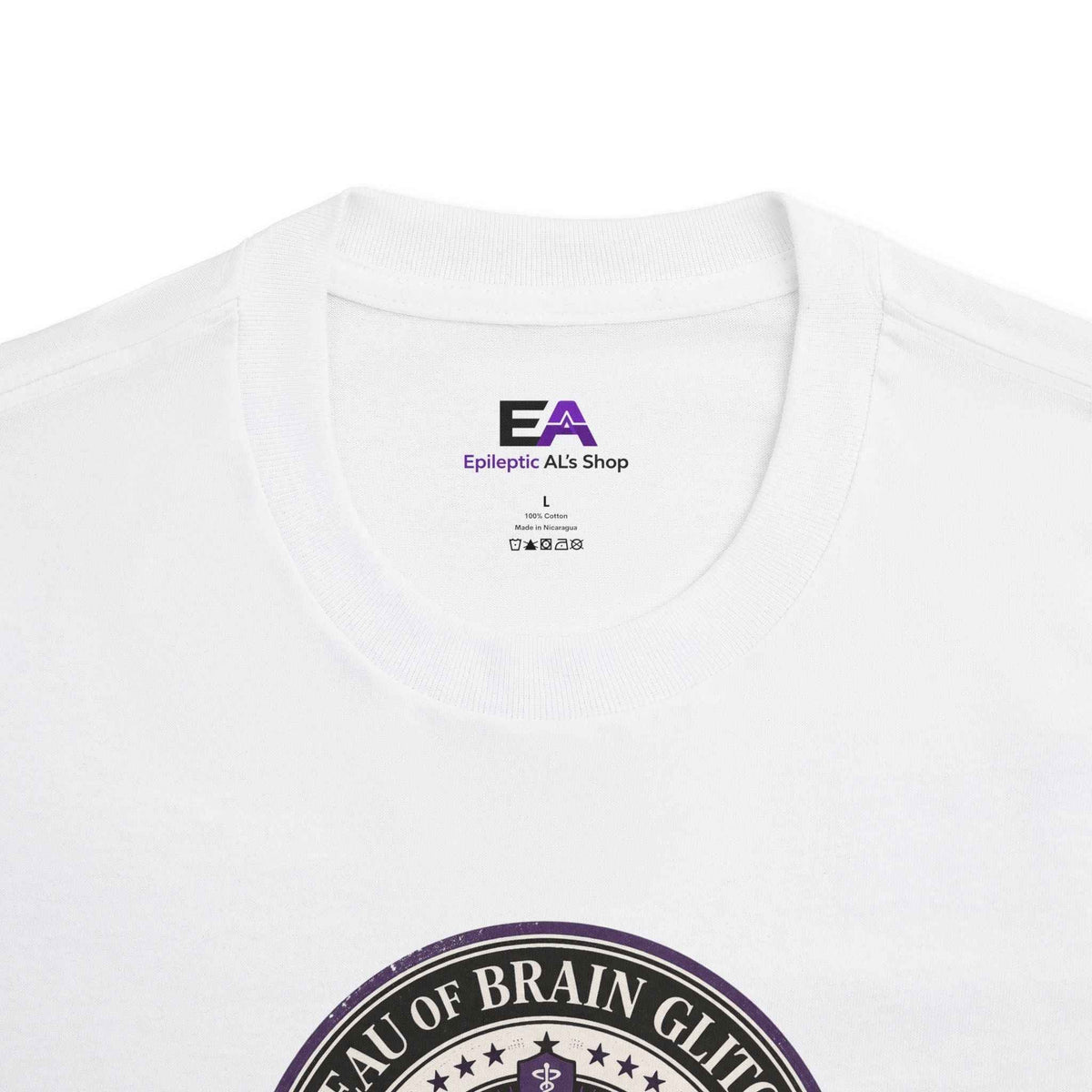 Bureau of Brain Glitches Tee – Power Surges Likely – Epilepsy Awareness Shirt - Clothing, Unisex, T-Shirts - EpiAl's Shop