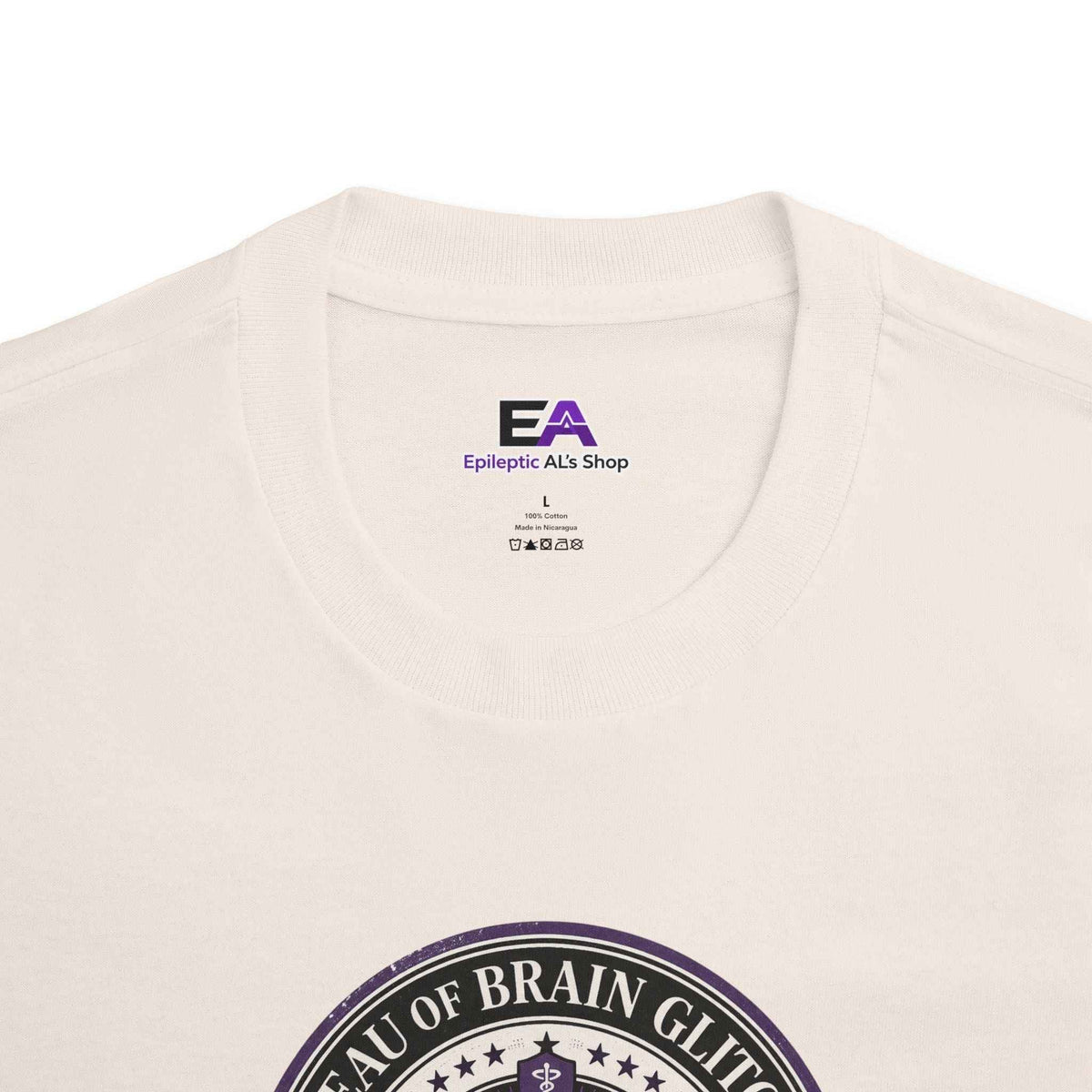 Bureau of Brain Glitches Tee – Power Surges Likely – Epilepsy Awareness Shirt - Clothing, Unisex, T-Shirts - EpiAl's Shop