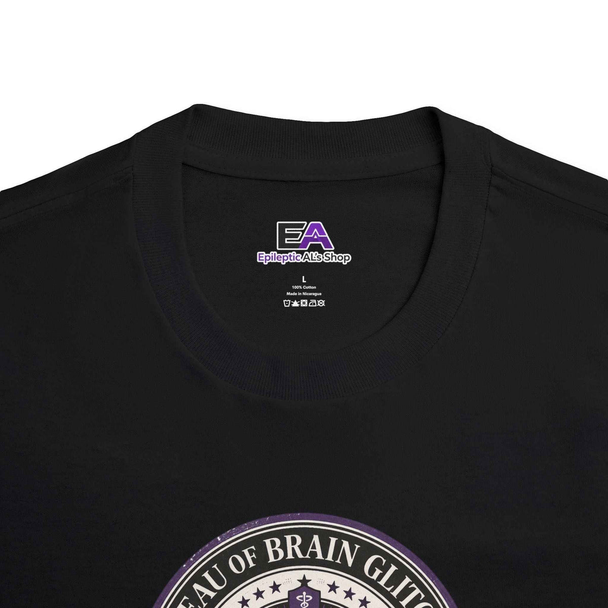 Bureau of Brain Glitches Tee – Power Surges Likely – Epilepsy Awareness Shirt - Clothing, Unisex, T-Shirts - EpiAl's Shop