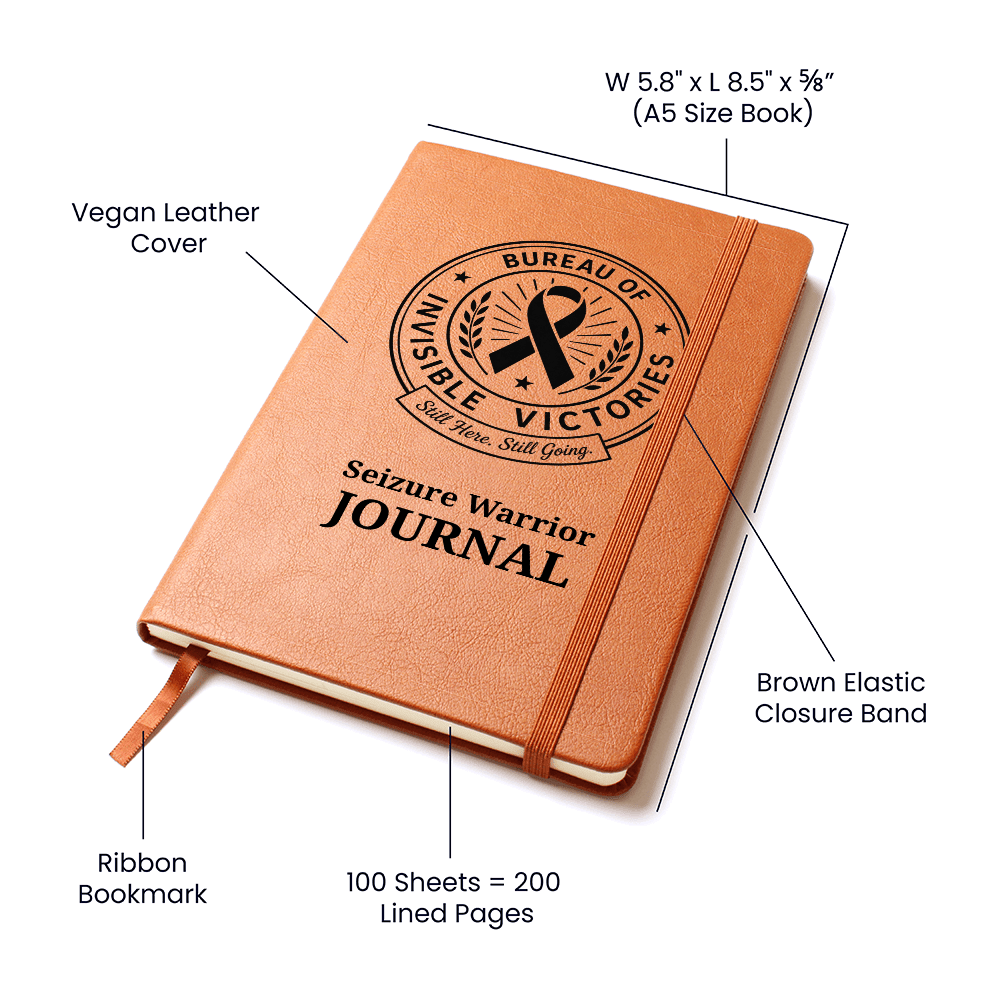 Bureau of Invisible Victories Journal | Still Here. Still Going. Vegan Leather Notebook - Paper Products, Notebooks and Journals - EpiAl's Shop