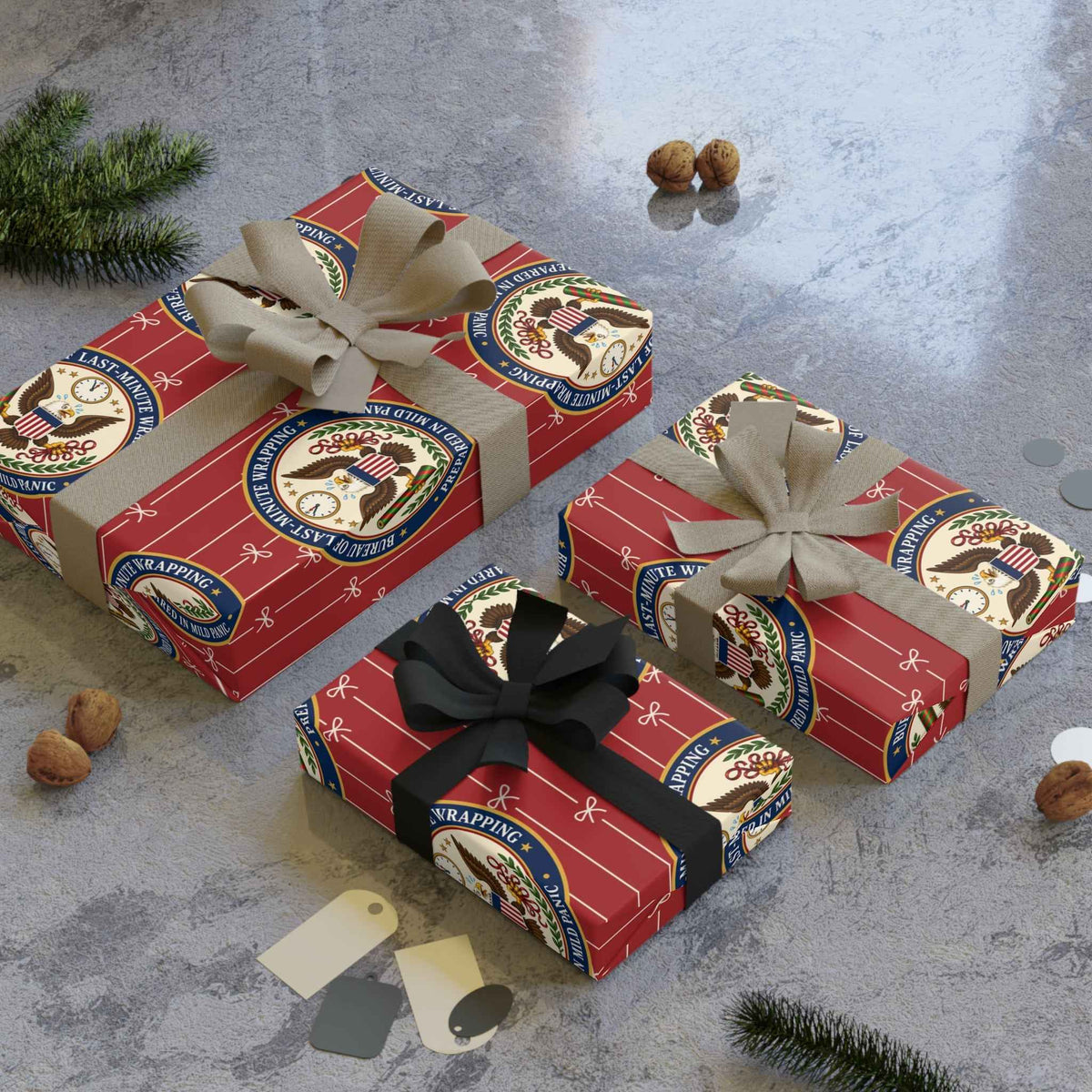 Bureau of Last-Minute Wrapping Funny All Occasion Gift Wrap - Gift Wrap, Paper - EpiAl's Shop