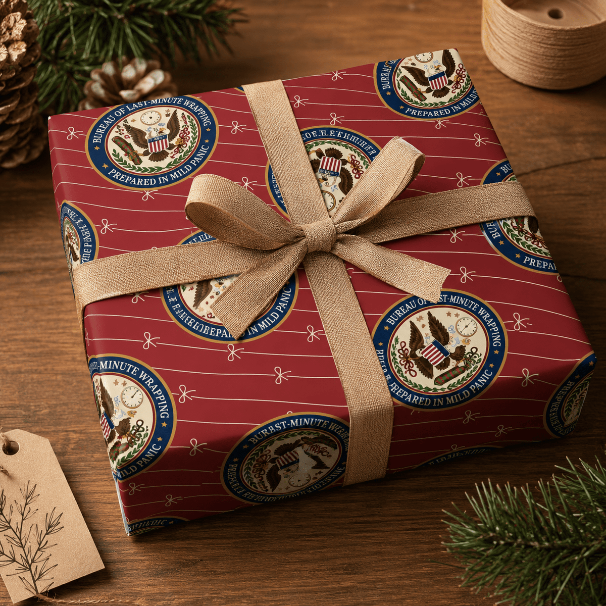 Bureau of Last-Minute Wrapping Funny All Occasion Gift Wrap - Gift Wrap, Paper - EpiAl's Shop