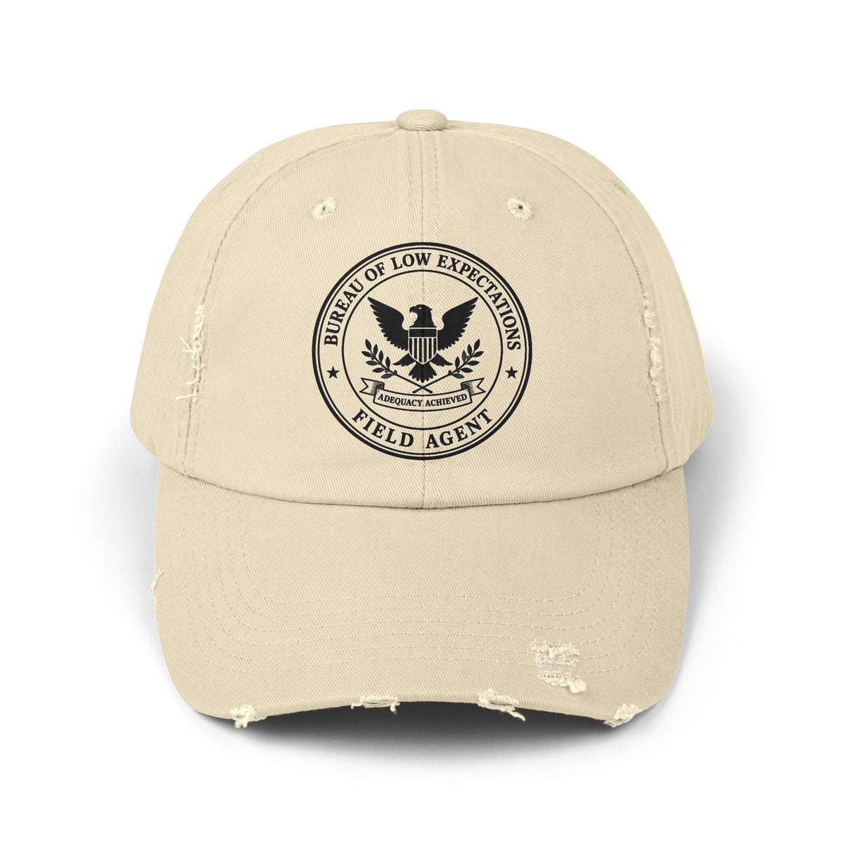 Bureau of Low Expectations Field Agent Distressed Dad Hat - Hats, Baseball & Trucker - EpiAl's Shop