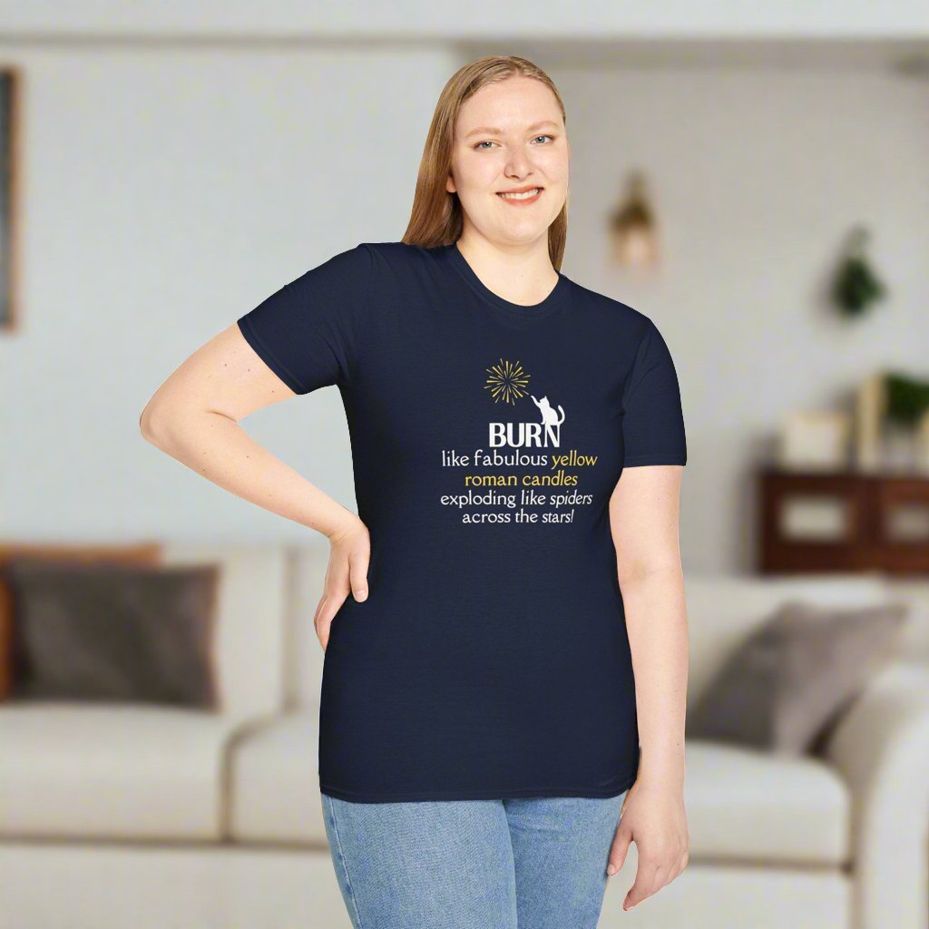 Burn Unisex Softstyle T - Shirt - T - Shirt - Epileptic Al’s Shop