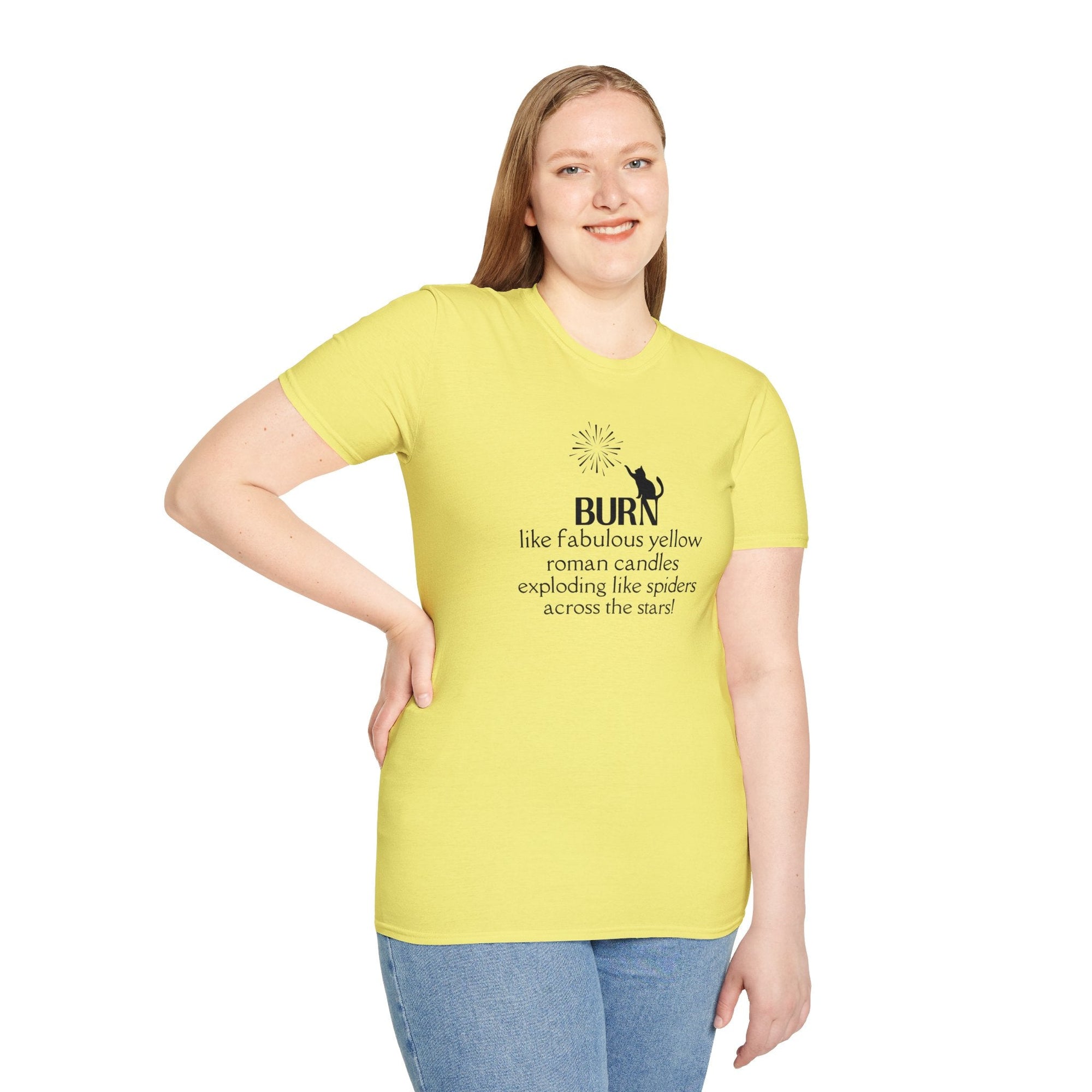 Burn Unisex Softstyle T - Shirt - T - Shirt - Epileptic Al’s Shop