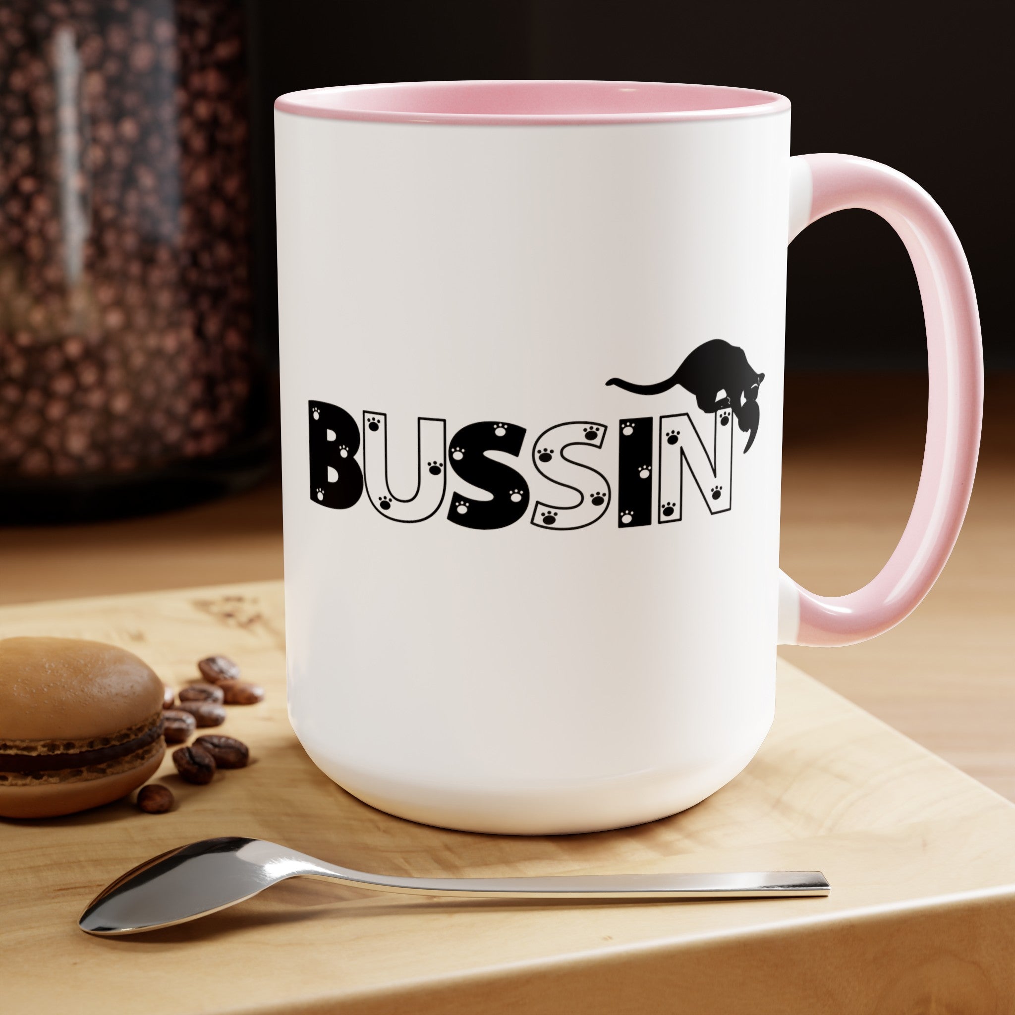 Bussin' Two-Tone Coffee Mugs, 15oz - EpiAl's Shop