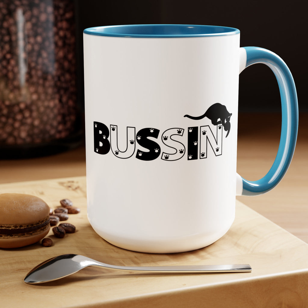 Bussin' Two-Tone Coffee Mugs, 15oz - EpiAl's Shop