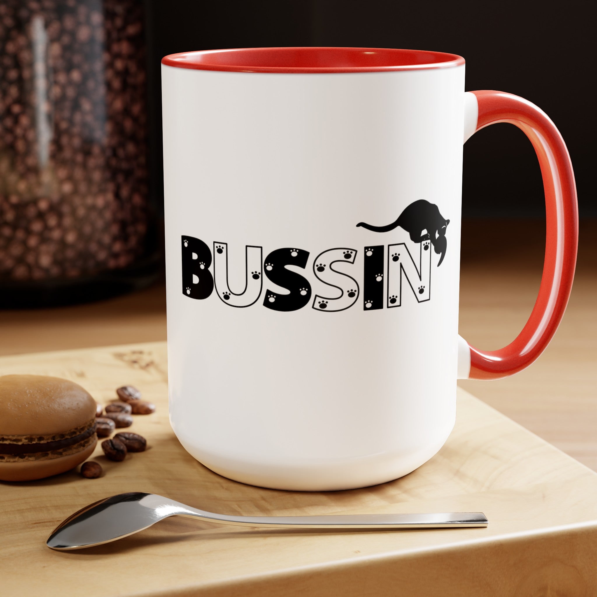 Bussin' Two-Tone Coffee Mugs, 15oz - EpiAl's Shop