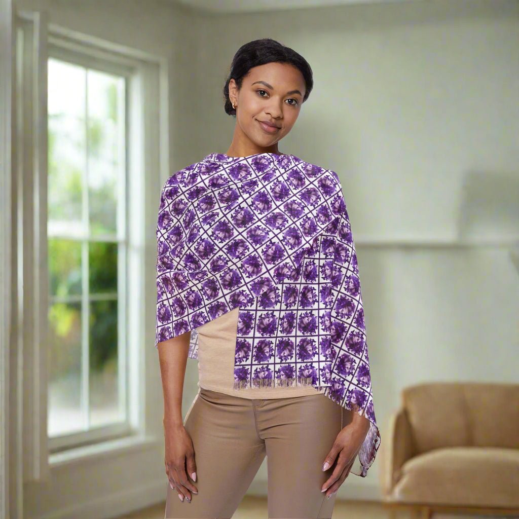 Butterfly Brain Epilepsy Awareness Light Scarf - Clothing, Scarves - EpiAl's Shop