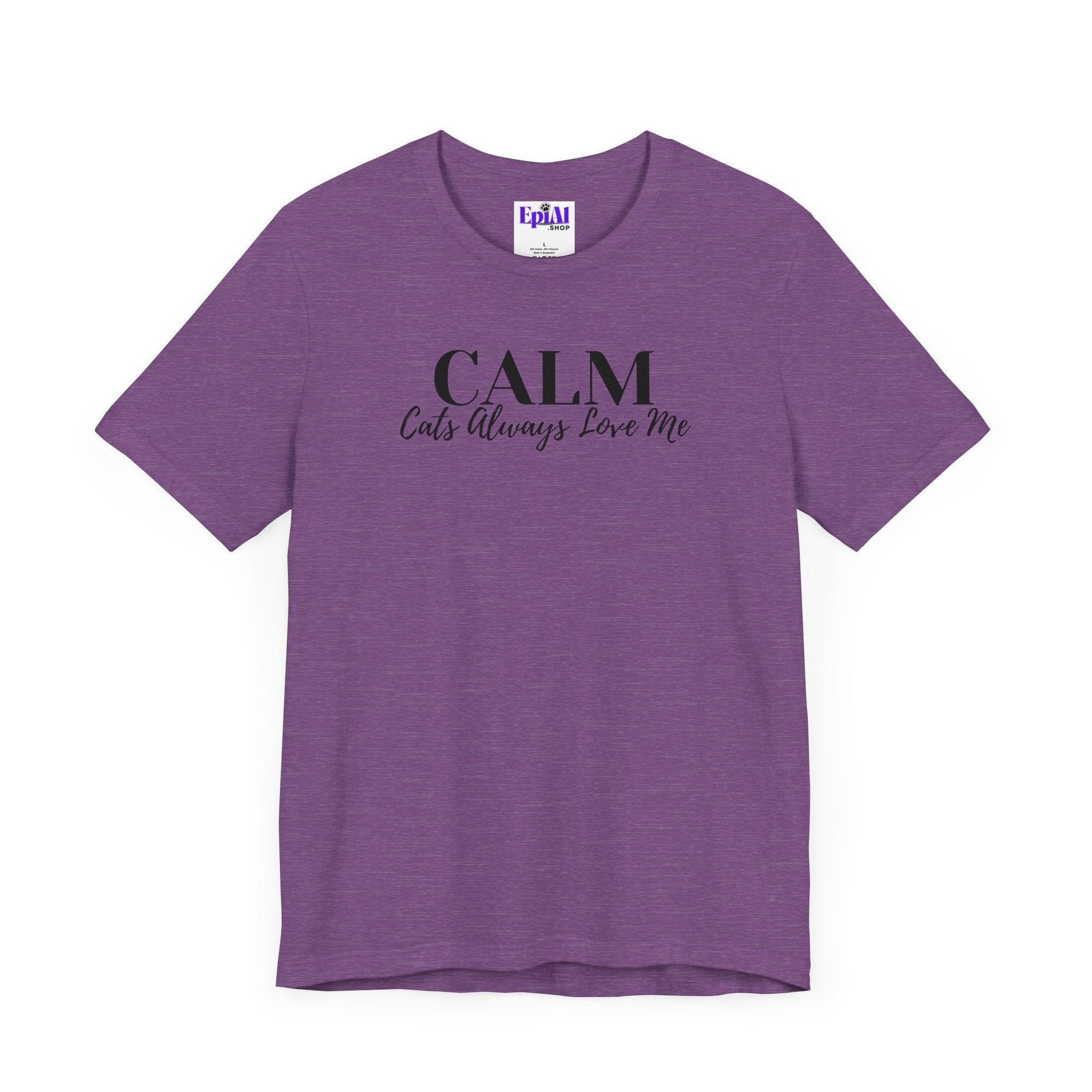 CALM Unisex Jersey Short Sleeve Tee - T - Shirt - Epileptic Al’s Shop