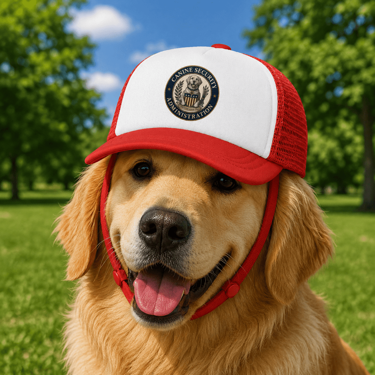 Canine Security Administration Dog Trucker Hat - Hats, Baseball & Trucker - EpiAl's Shop