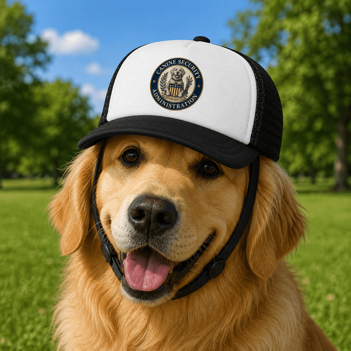 Canine Security Administration Dog Trucker Hat - Hats, Baseball & Trucker - EpiAl's Shop