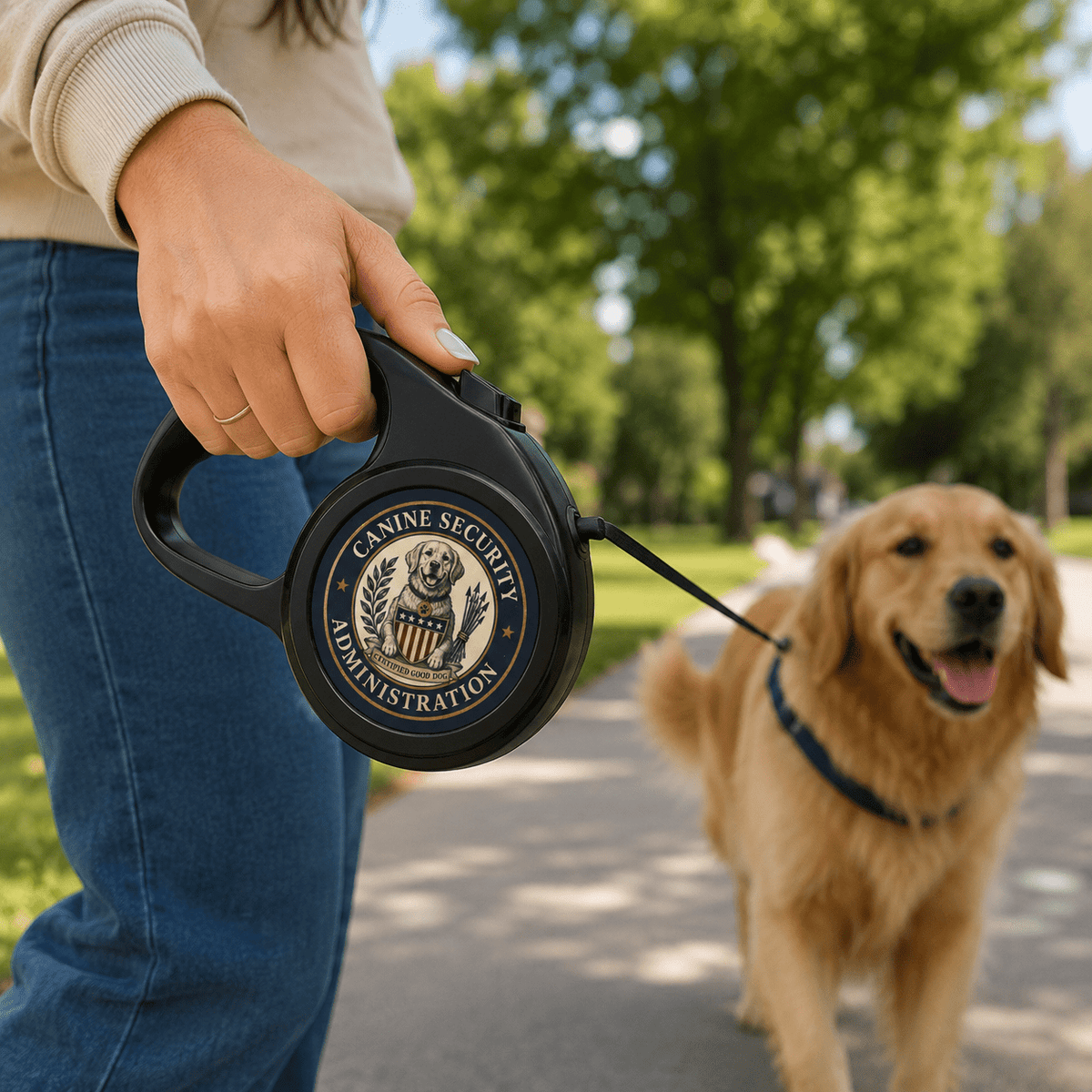 Canine Security Administration Retractable Leash - Pet Supplies, Collars & Accessories - EpiAl's Shop