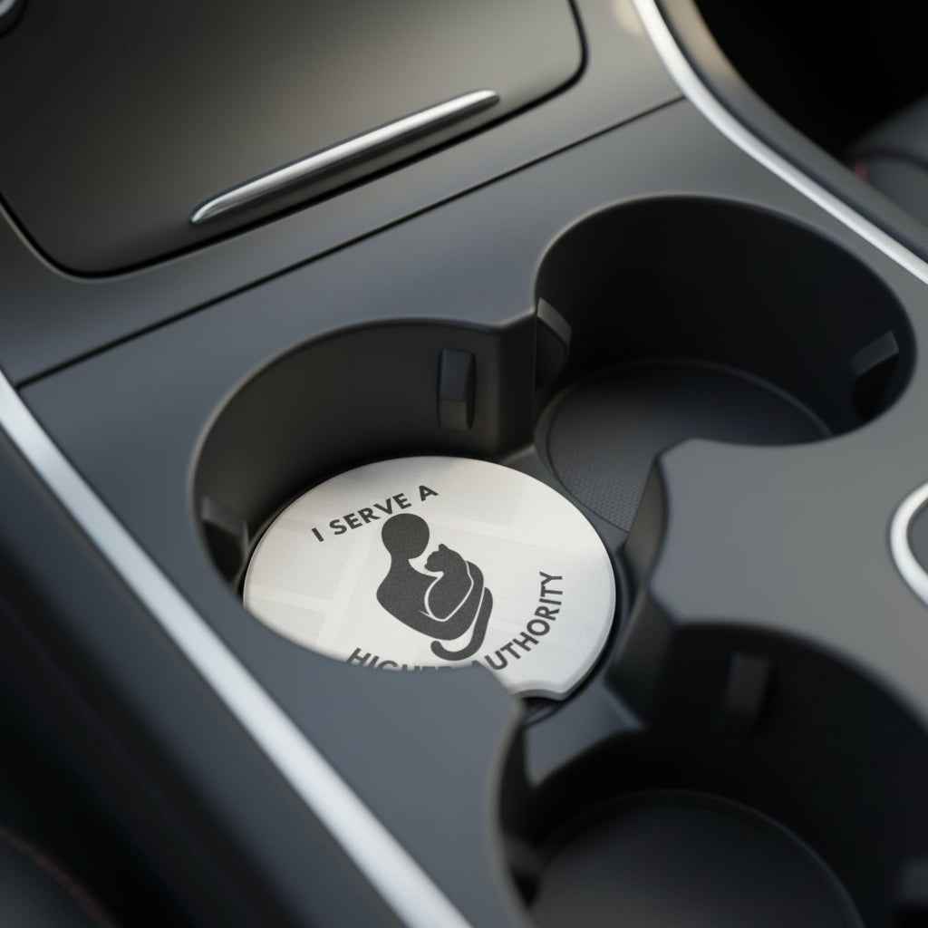 Car Coaster for People Who Answer to Cats - Vehicle Coasters - EpiAl's Shop