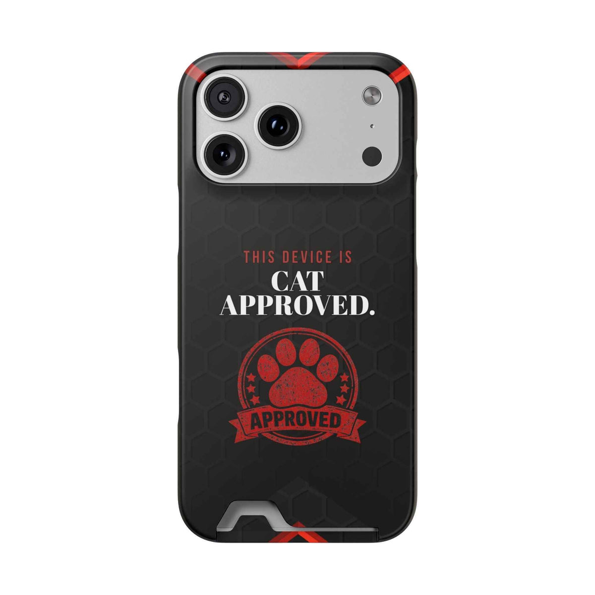 Cat Approved iPhone Case — Official Stamp Edition - Cases, Phone - EpiAl's Shop