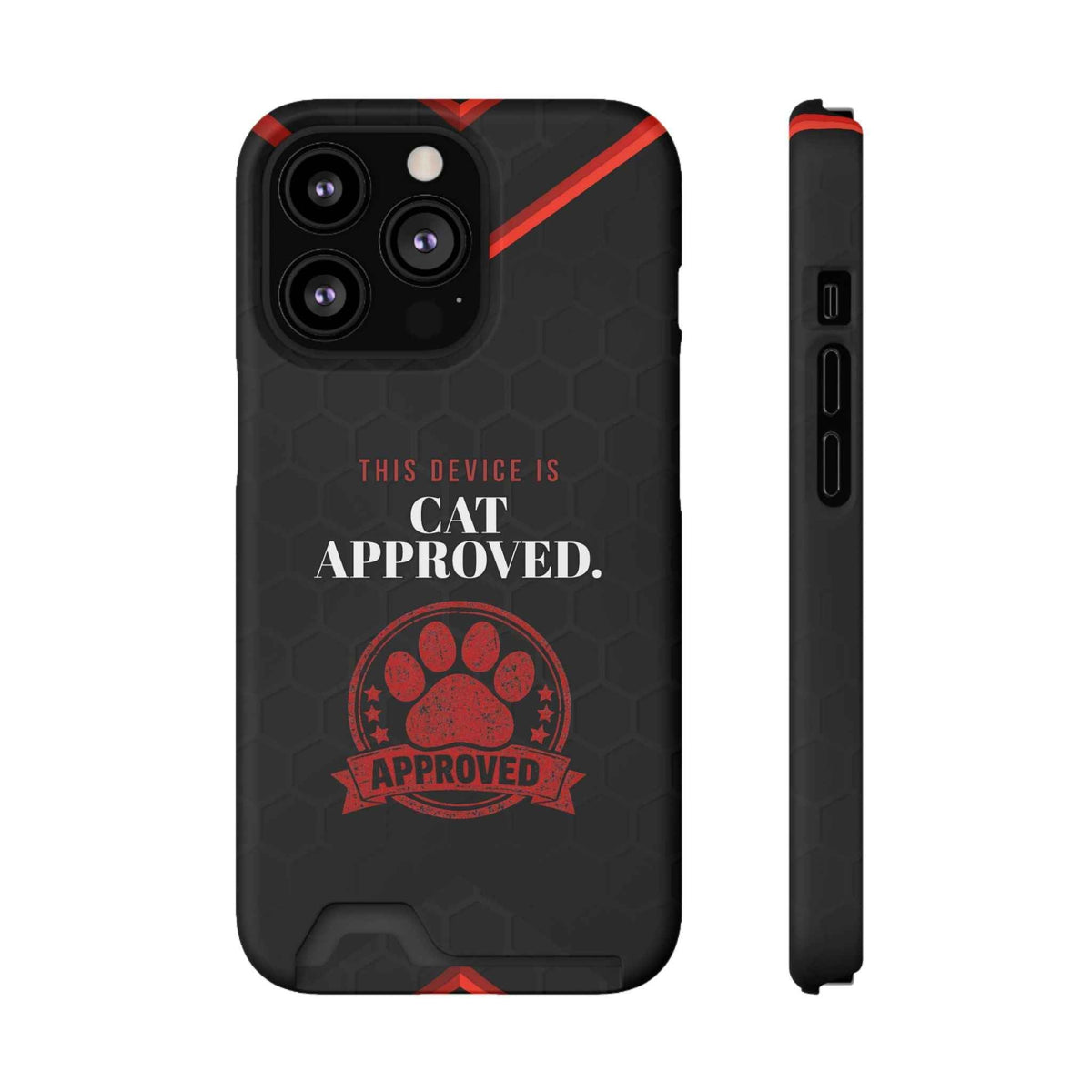 Cat Approved iPhone Case — Official Stamp Edition - Cases, Phone - EpiAl's Shop