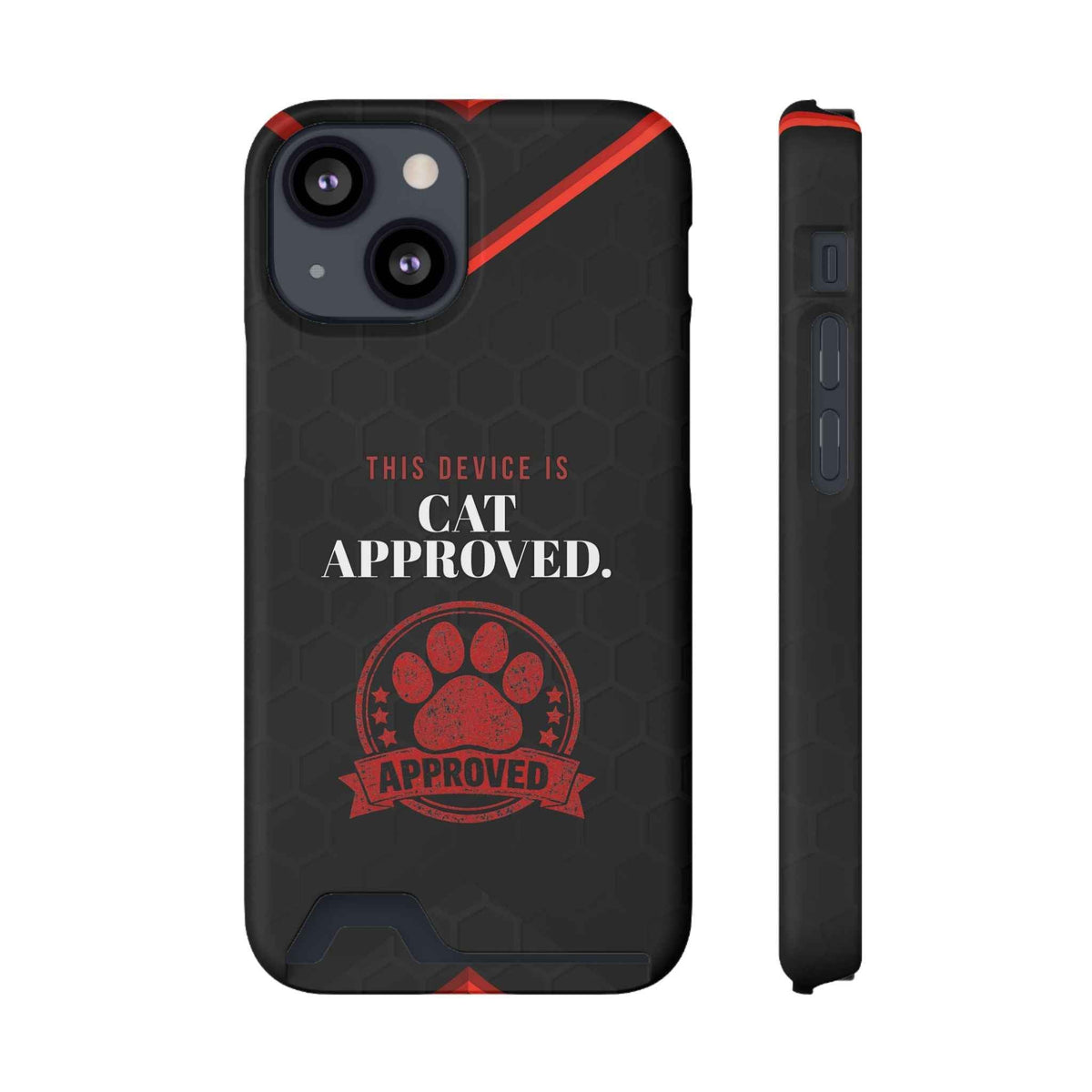 Cat Approved iPhone Case — Official Stamp Edition - Cases, Phone - EpiAl's Shop