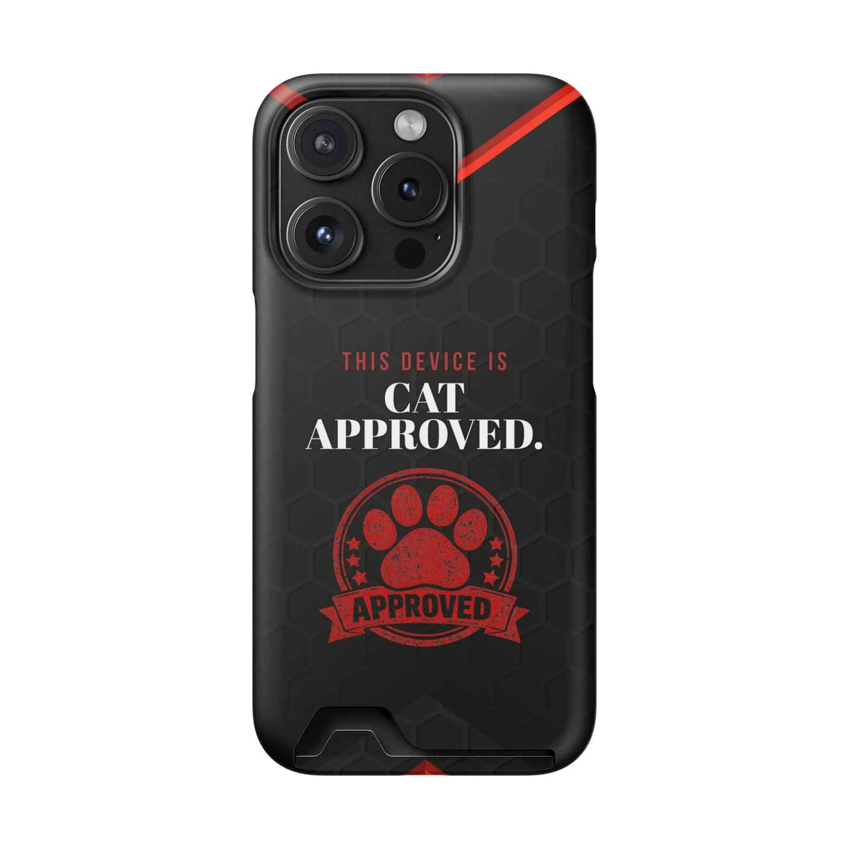Cat Approved iPhone Case — Official Stamp Edition - Cases, Phone - EpiAl's Shop