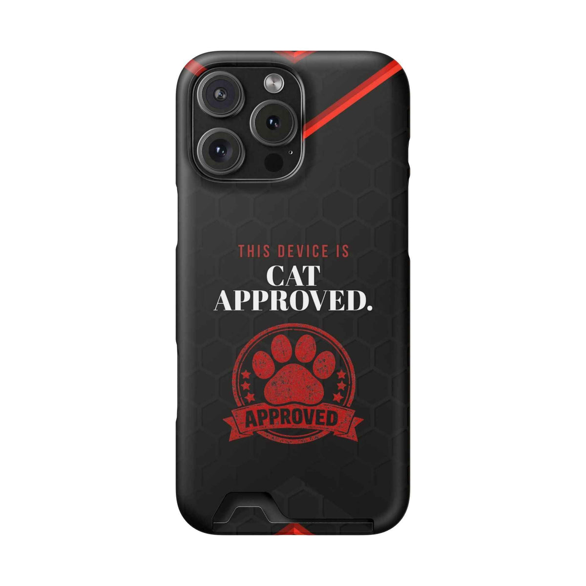 Cat Approved iPhone Case — Official Stamp Edition - Cases, Phone - EpiAl's Shop