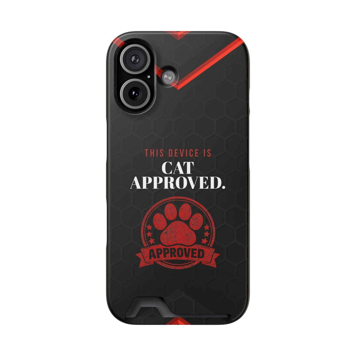 Cat Approved iPhone Case — Official Stamp Edition - Cases, Phone - EpiAl's Shop
