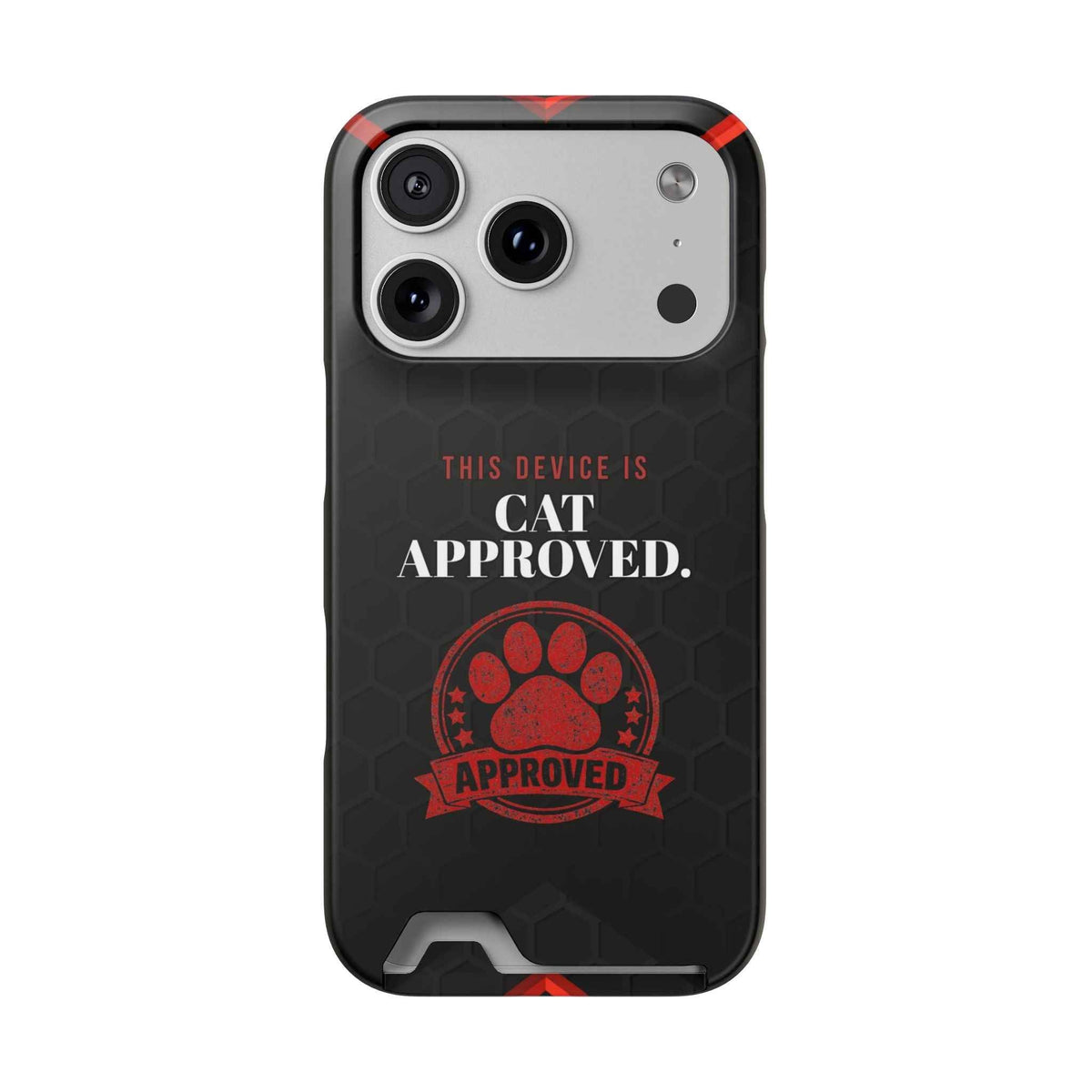 Cat Approved iPhone Case — Official Stamp Edition - Cases, Phone - EpiAl's Shop