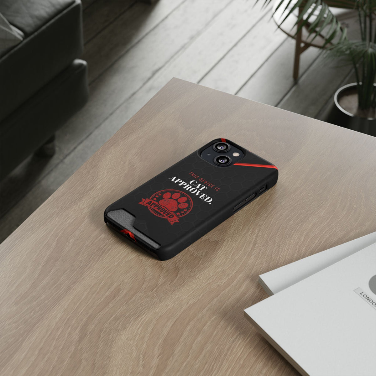 Cat Approved iPhone Case — Official Stamp Edition - Cases, Phone - EpiAl's Shop