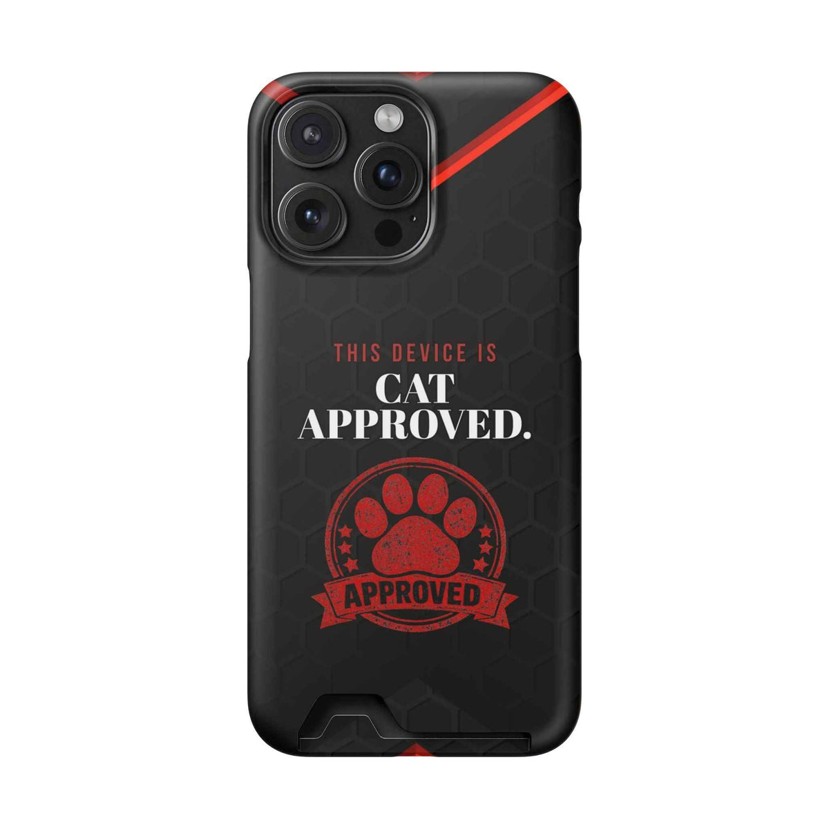 Cat Approved iPhone Case — Official Stamp Edition - Cases, Phone - EpiAl's Shop