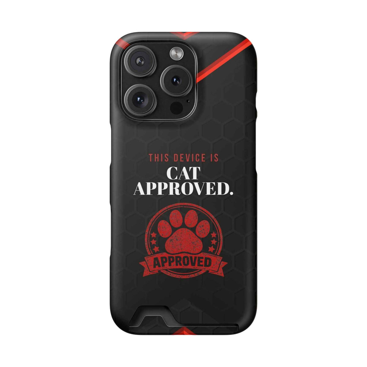 Cat Approved iPhone Case — Official Stamp Edition - Cases, Phone - EpiAl's Shop
