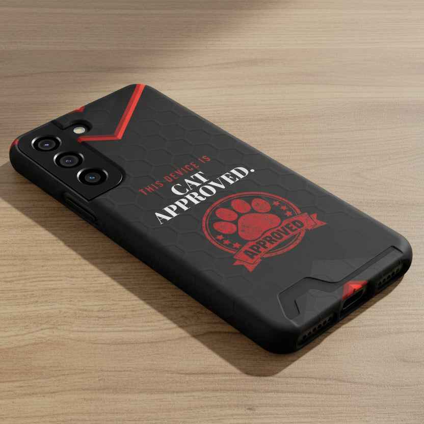 Cat Approved iPhone Case — Official Stamp Edition - Cases, Phone - EpiAl's Shop