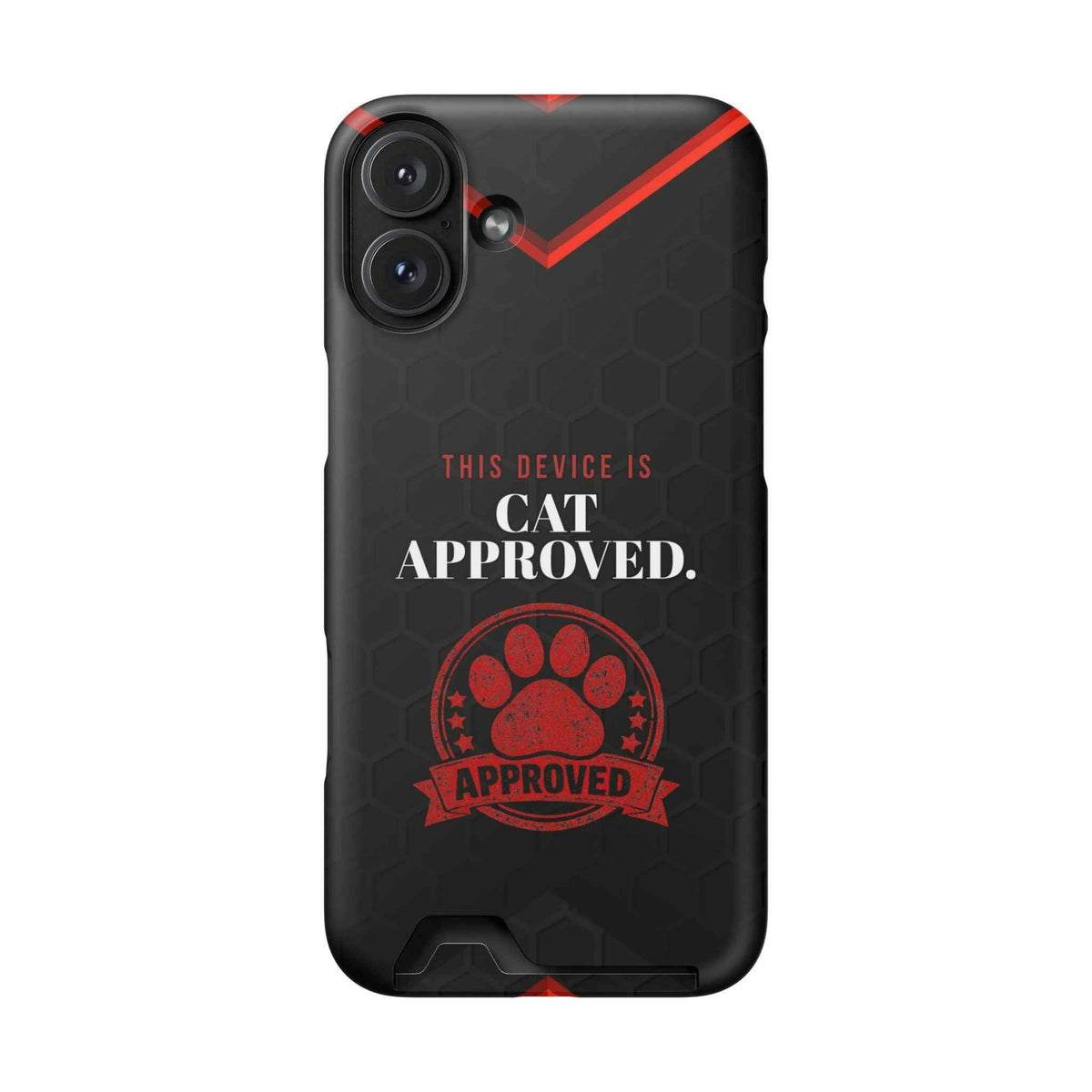 Cat Approved iPhone Case — Official Stamp Edition - Cases, Phone - EpiAl's Shop