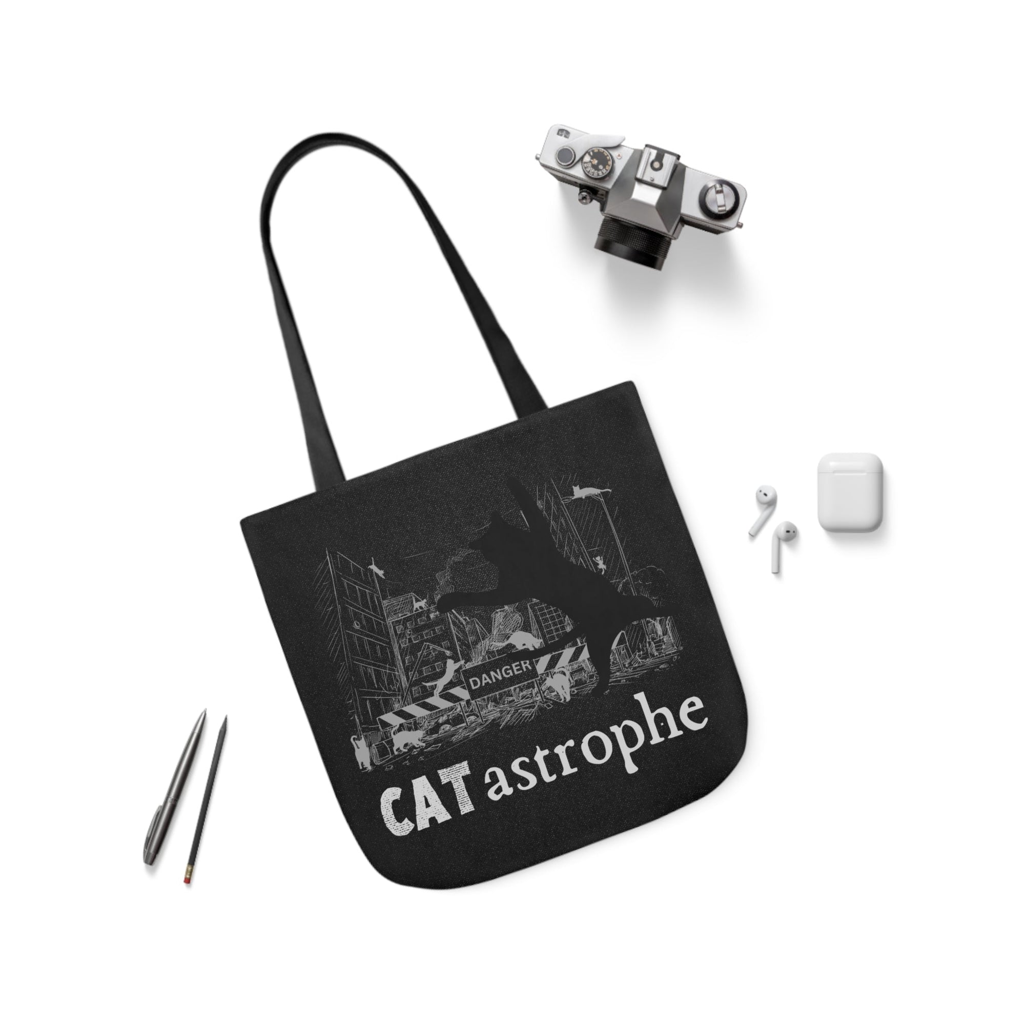CAT - astrophe Canvas Tote Bag - Accessories - EpiAl's Shop