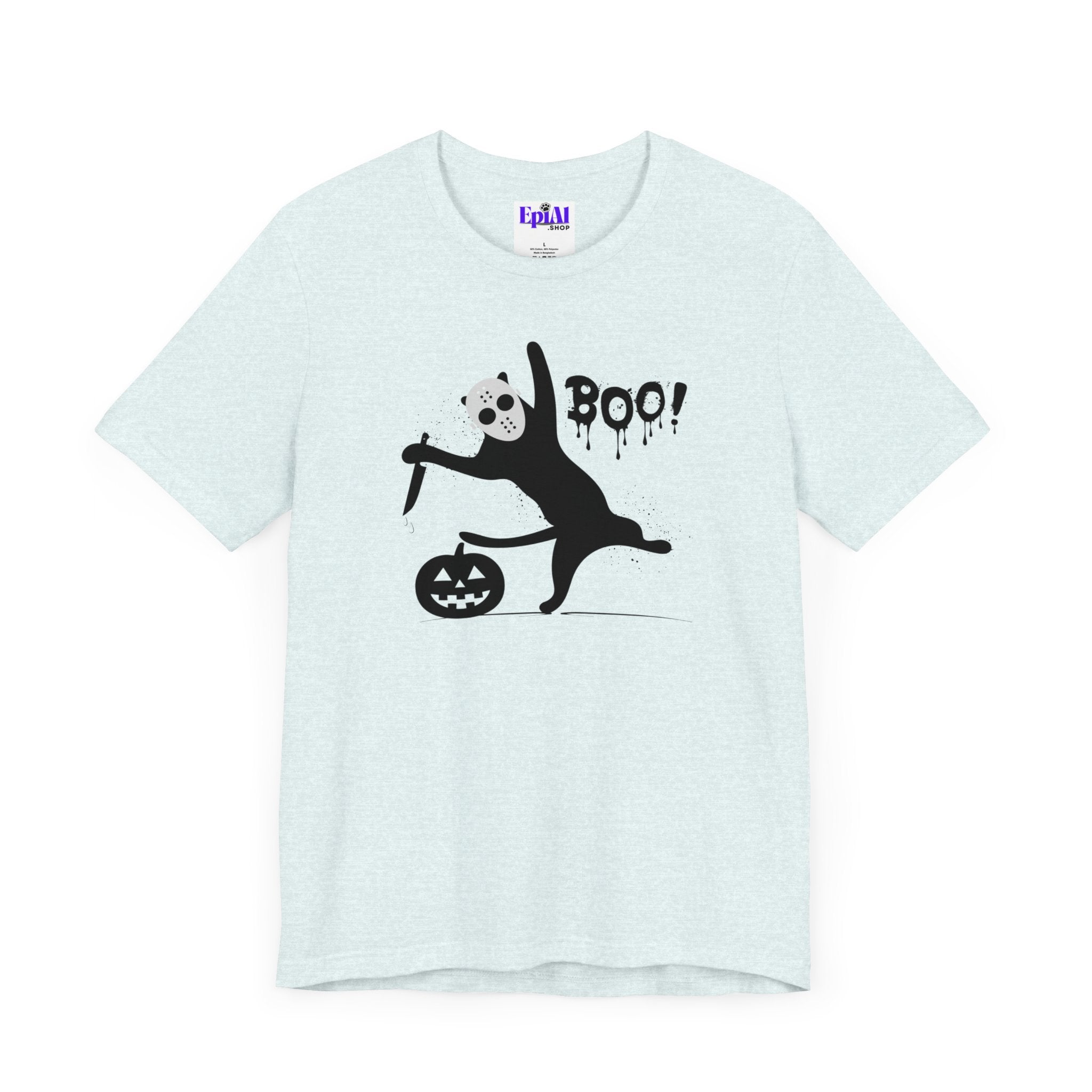 Cat Boo Unisex Jersey Short Sleeve Tee - T - Shirt - Epileptic Al’s Shop