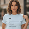 Cat Definition Women's Softstyle Tee - T - Shirt - Epileptic Al’s Shop