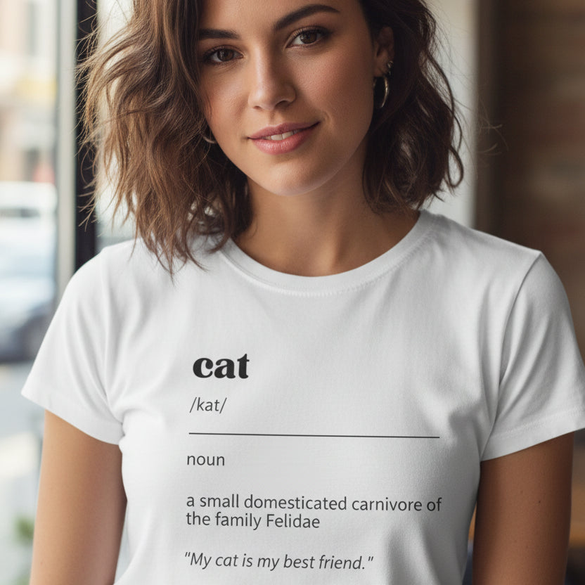 Cat Definition Women's Softstyle Tee - T - Shirt - Epileptic Al’s Shop