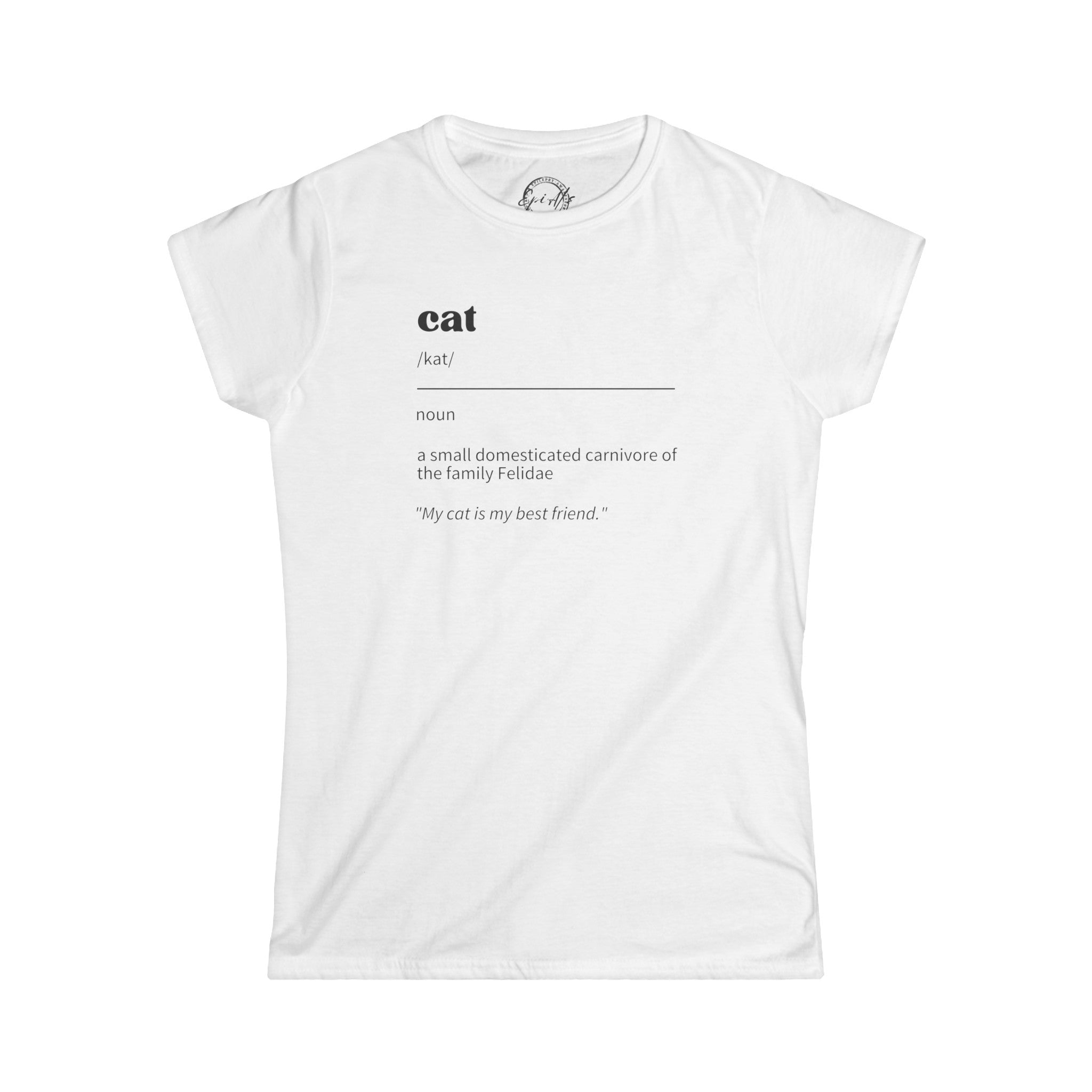 Cat Definition Women's Softstyle Tee - T - Shirt - Epileptic Al’s Shop
