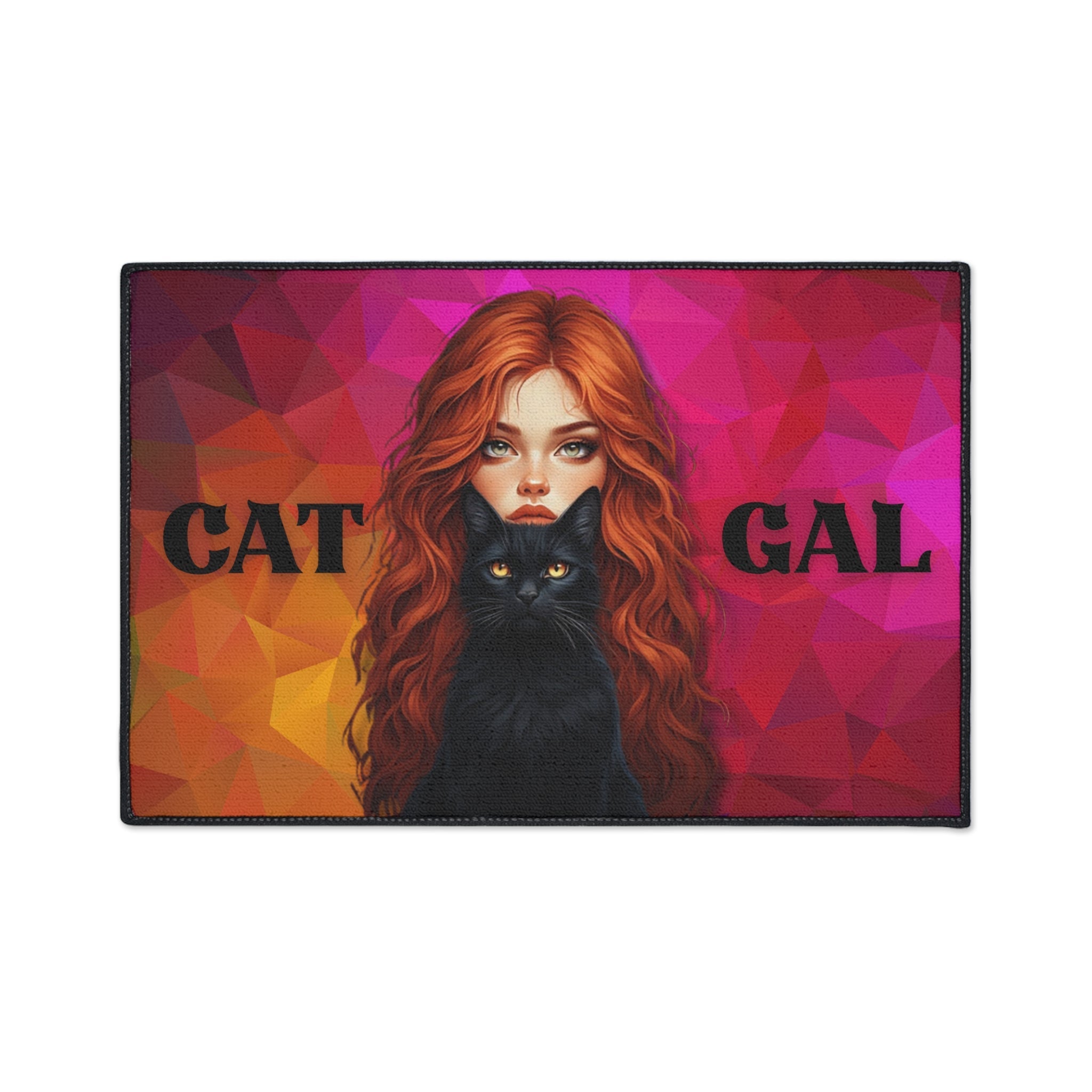 Cat Gal Heavy Duty Floor Mat - Perfect for Cat Lovers - Decor, Home, Rugs & Doormats - EpiAl's Shop