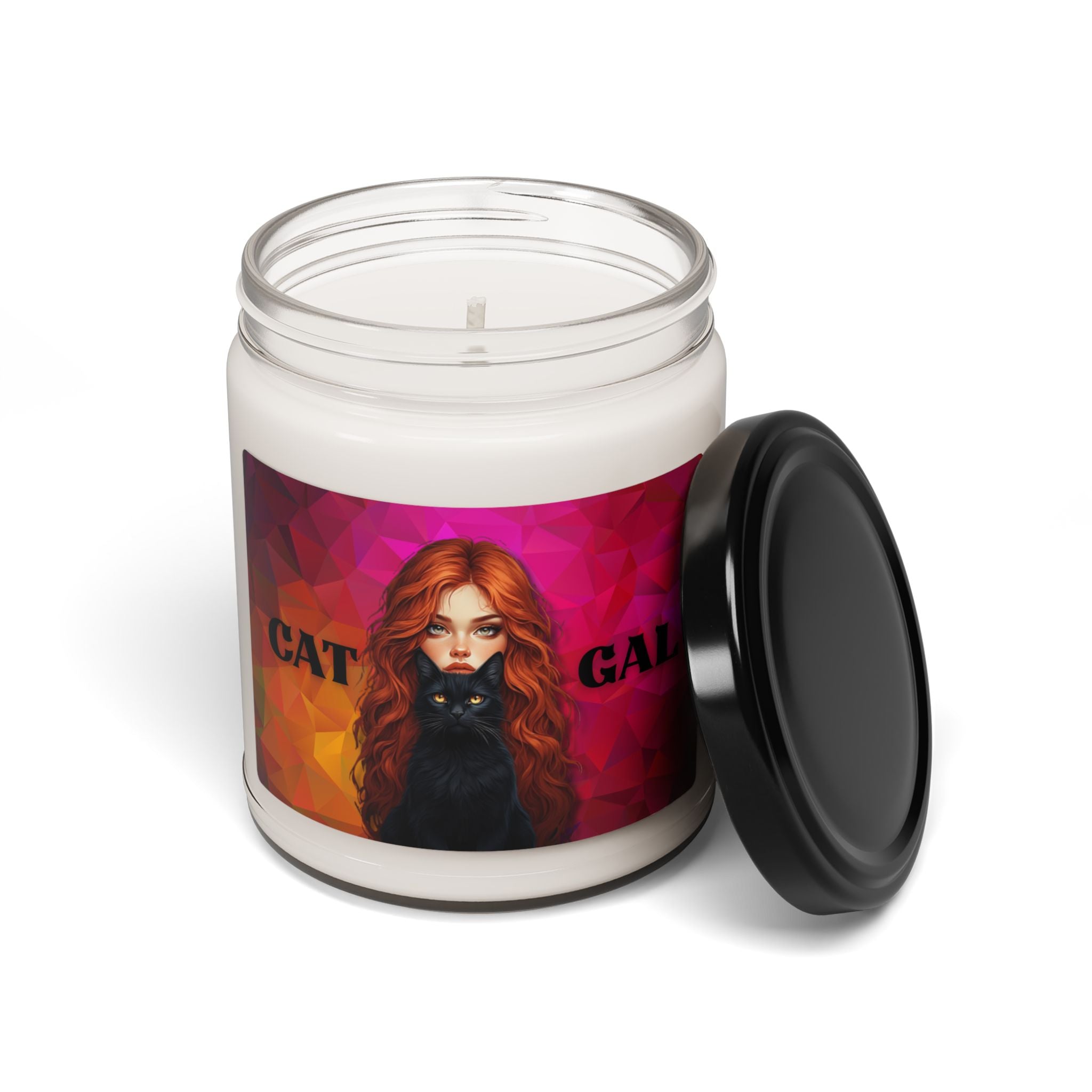 Cat Gal Scented Soy Candle | Cozy Home Decor for Cat Lovers - Decor, Scented Candles - EpiAl's Shop