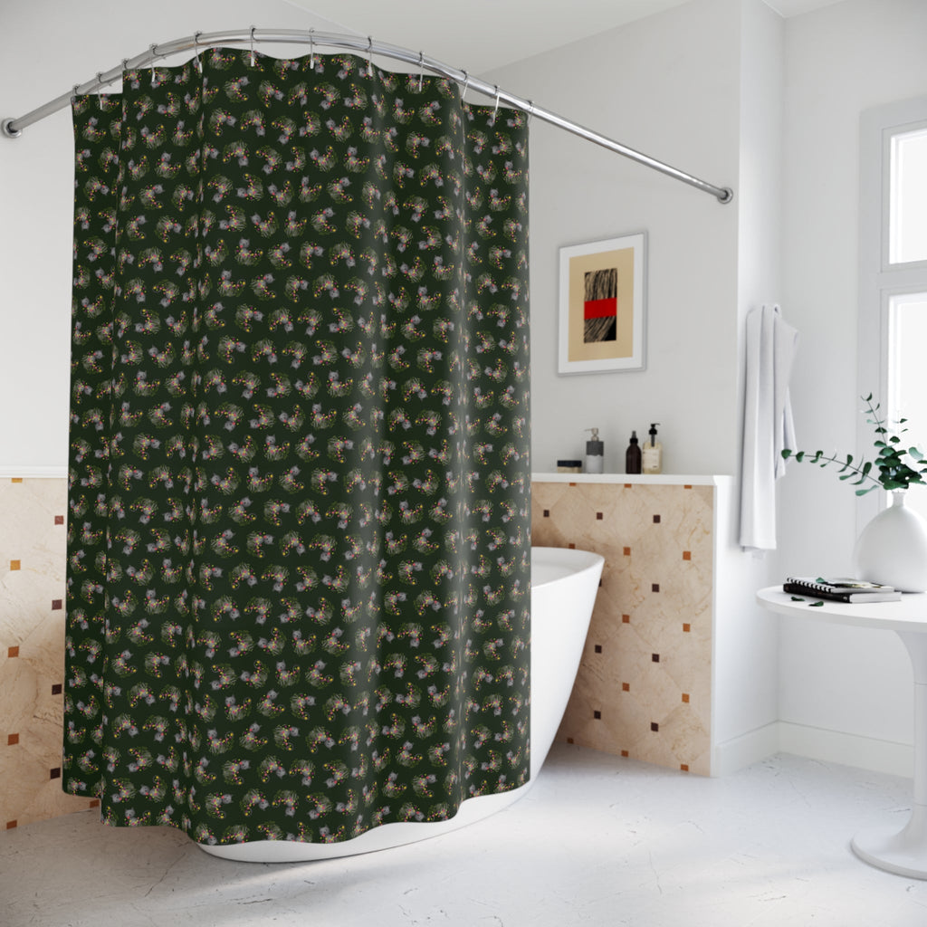 Cat Garden Night Shower Curtain - Decor, Curtains, Shower - EpiAl's Shop