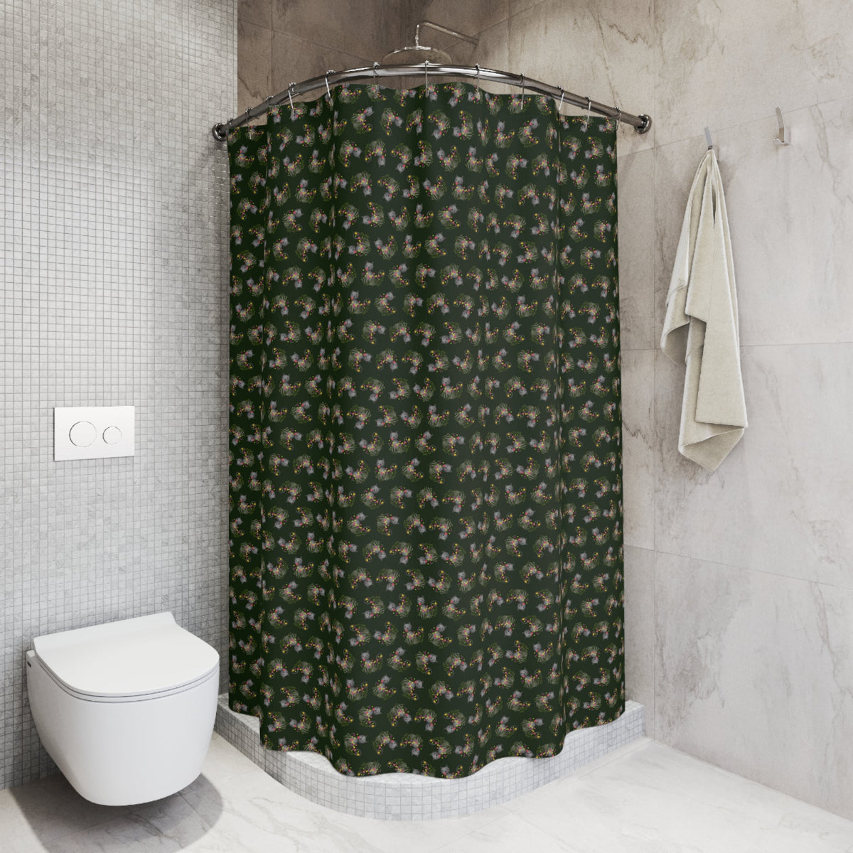 Cat Garden Night Shower Curtain - Decor, Curtains, Shower - EpiAl's Shop