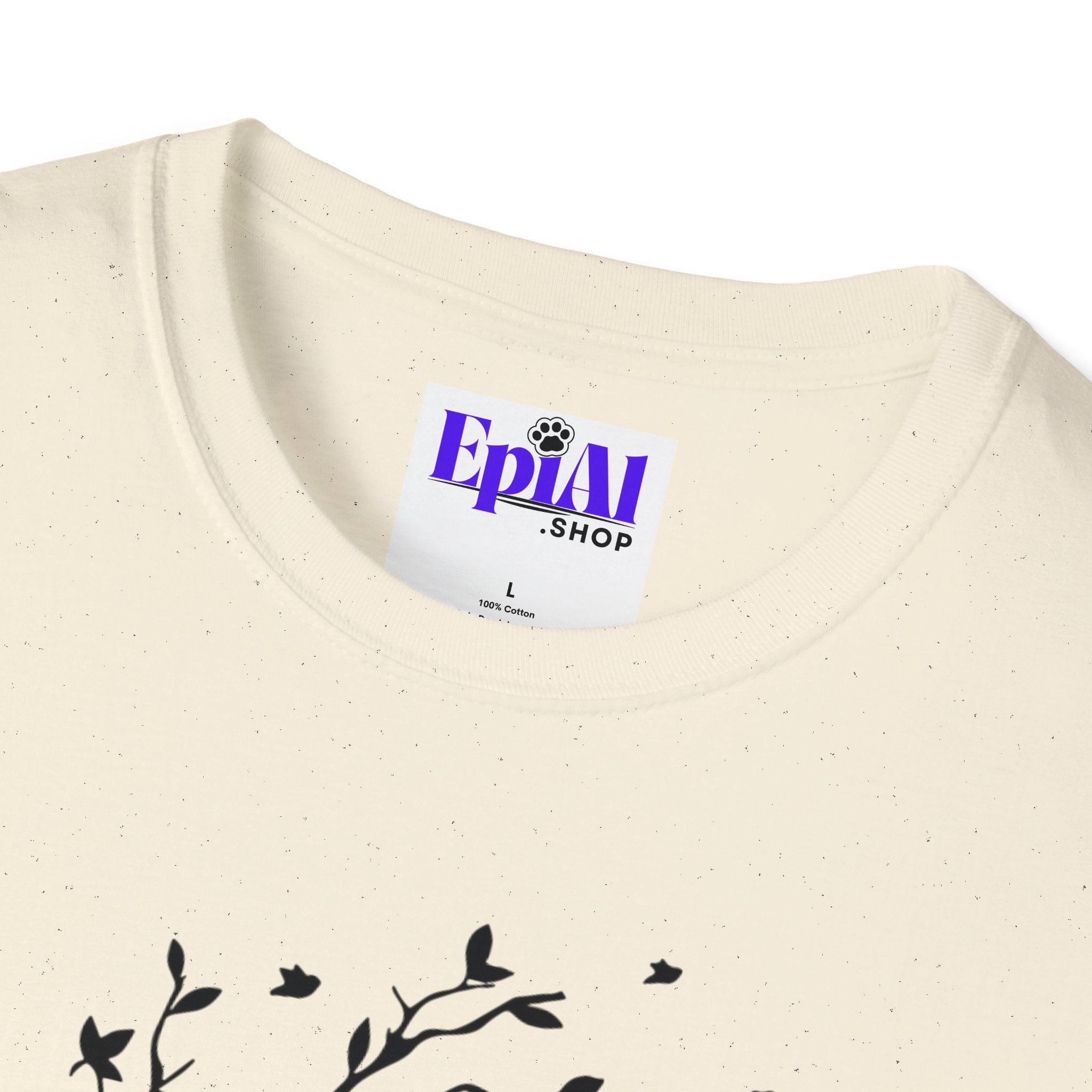 Cat in a Tree Unisex Softstyle T-Shirt - EpiAl's Shop