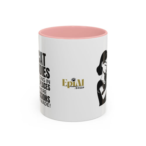 Cat Ladies Belong Accent Mug - Drinkware, Coffee Mugs - EpiAl's Shop