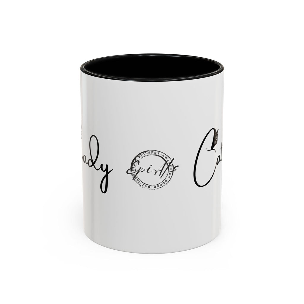 Cat Lady Accent Coffee Mug - Perfect Gift for Cat Lovers - Drinkware, Coffee Mugs - EpiAl's Shop