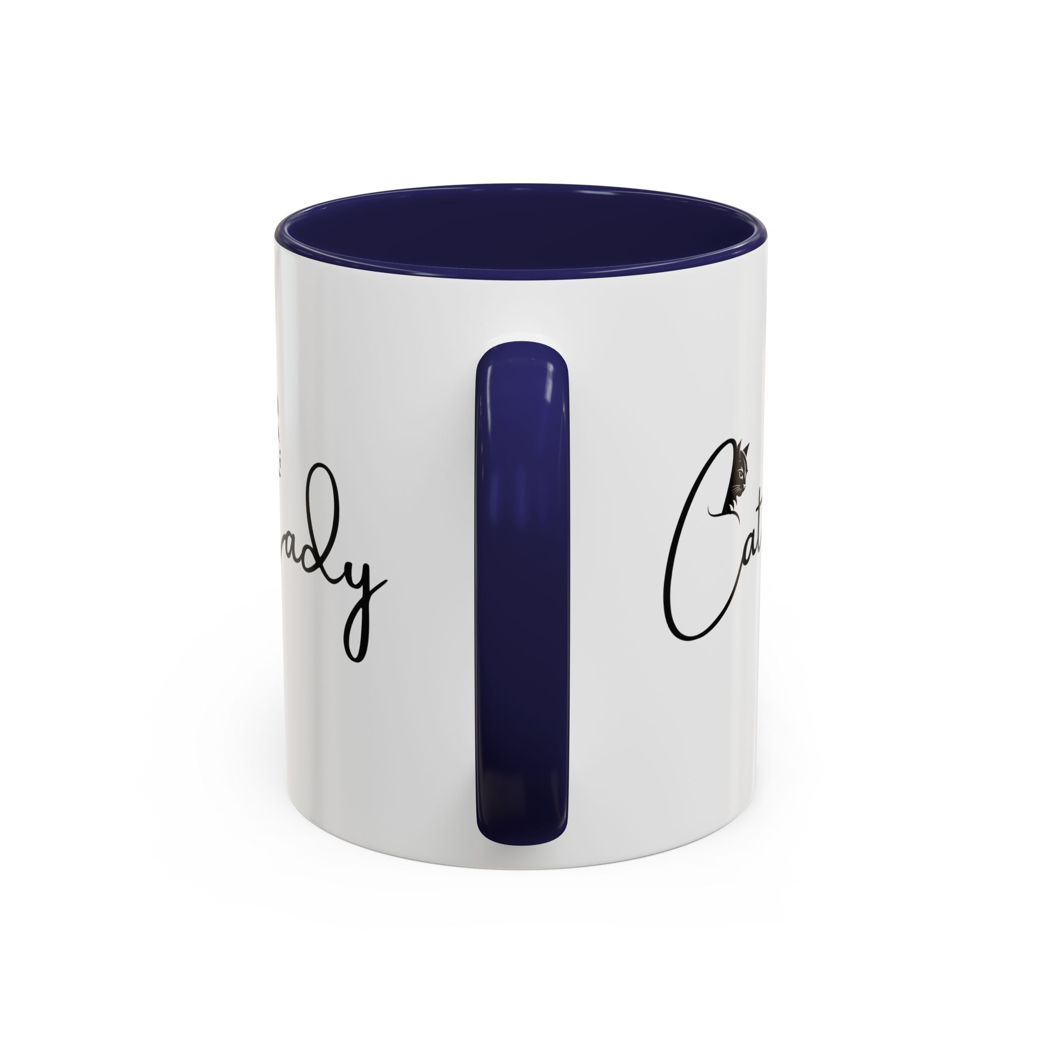 Cat Lady Accent Coffee Mug - Perfect Gift for Cat Lovers - Drinkware, Coffee Mugs - EpiAl's Shop
