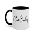 Cat Lady Accent Coffee Mug - Perfect Gift for Cat Lovers - Drinkware, Coffee Mugs - EpiAl's Shop