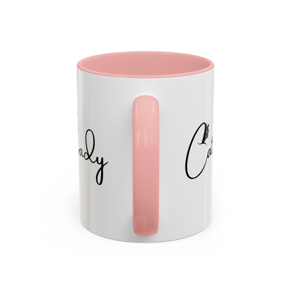 Cat Lady Accent Coffee Mug - Perfect Gift for Cat Lovers - Drinkware, Coffee Mugs - EpiAl's Shop