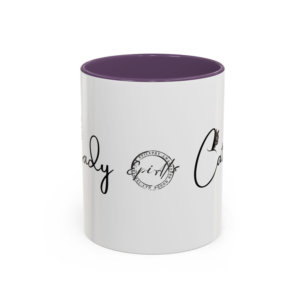 Cat Lady Accent Coffee Mug - Perfect Gift for Cat Lovers - Drinkware, Coffee Mugs - EpiAl's Shop