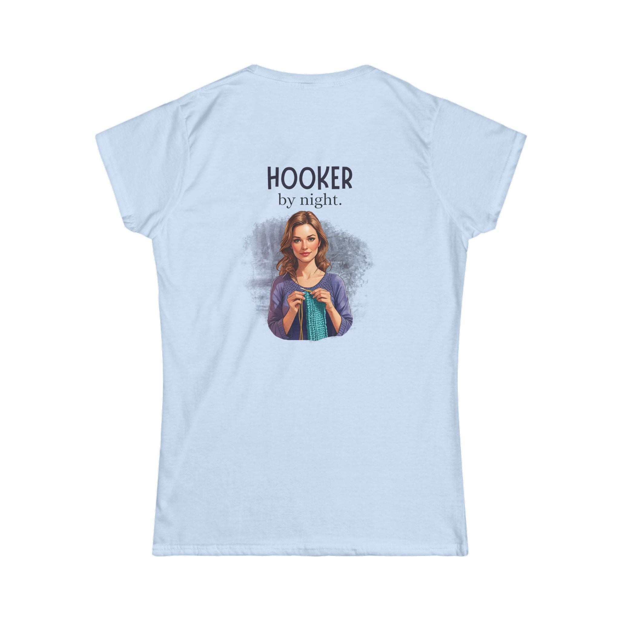 Cat Lady by Day, Hooker by Night Softstyle Tee - Clothing, T-shirts - EpiAl's Shop