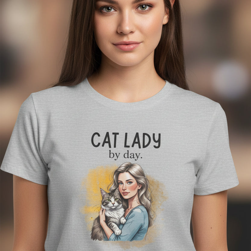 Cat Lady by Day, Hooker by Night Softstyle Tee - Clothing, T-shirts - EpiAl's Shop