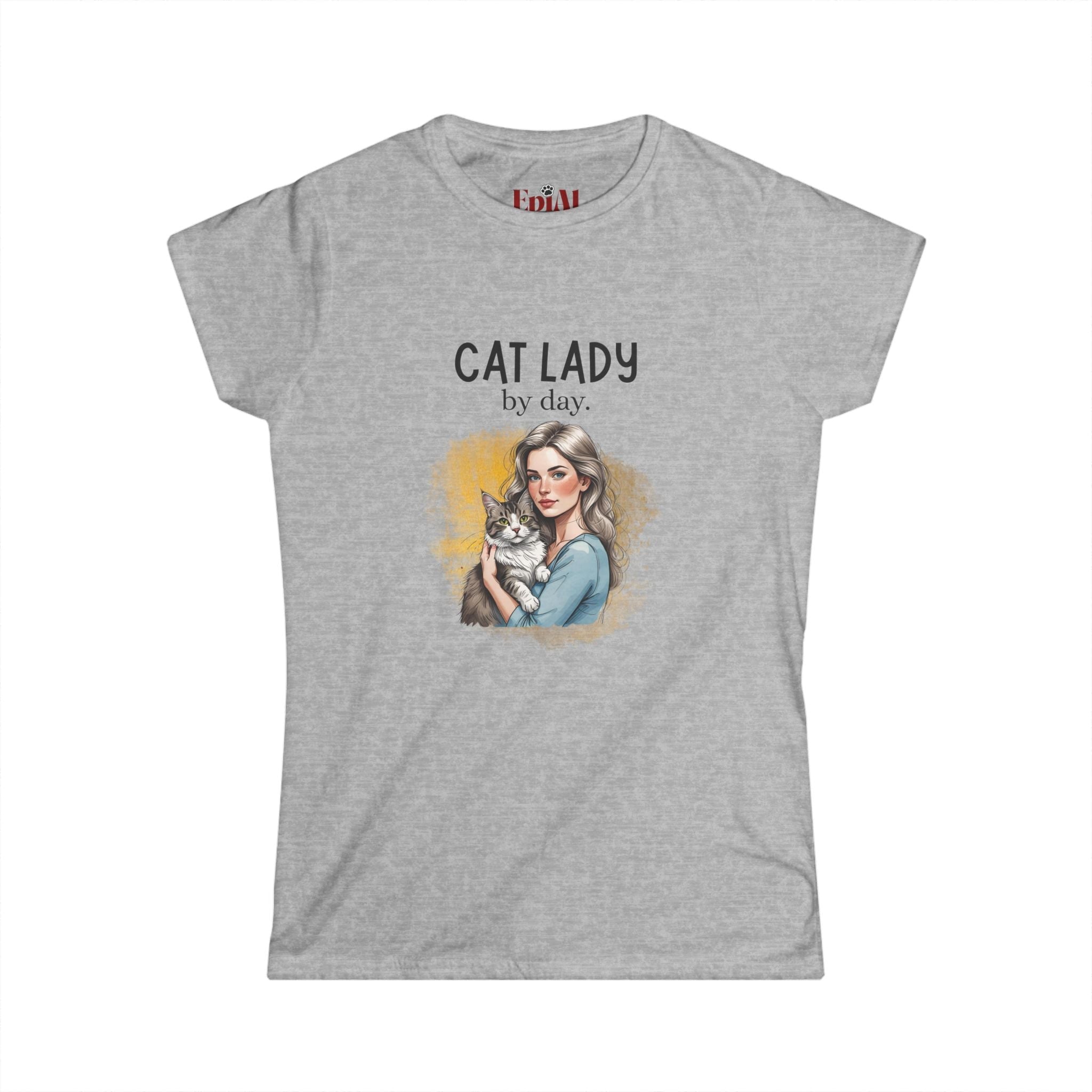 Cat Lady by Day, Hooker by Night Softstyle Tee - Clothing, T-shirts - EpiAl's Shop